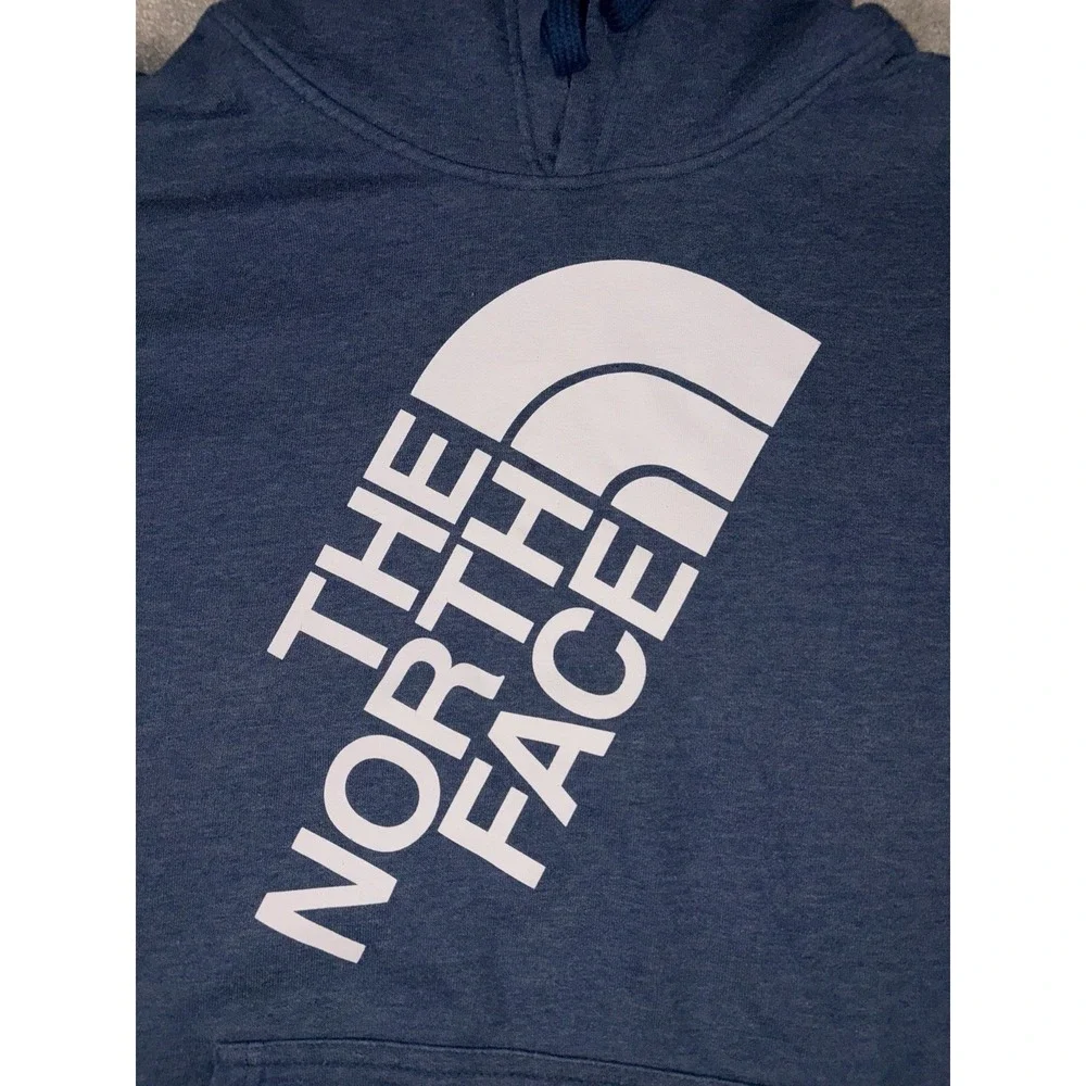 The North Face Men's Logo Hoodie‎ Blue Xl